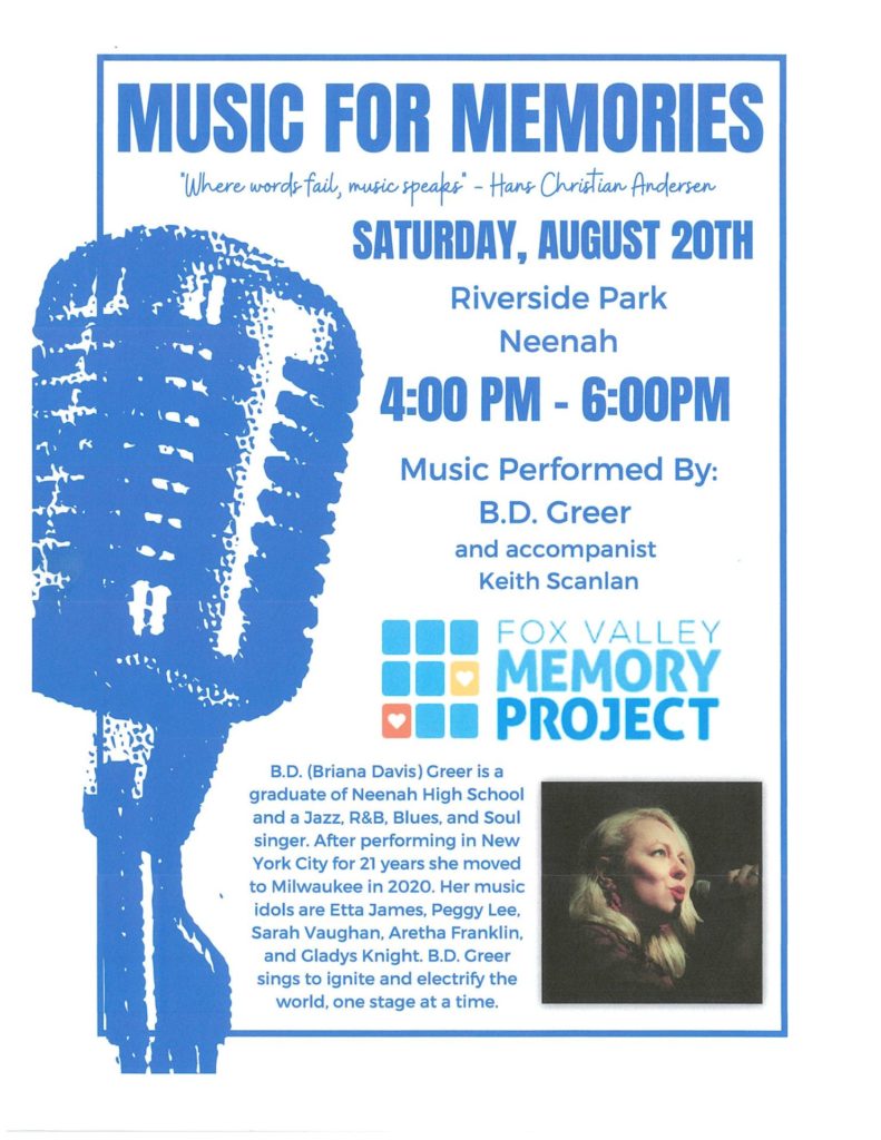 Concert at Riverside Park featuring Briana Greer @ Riverside Park