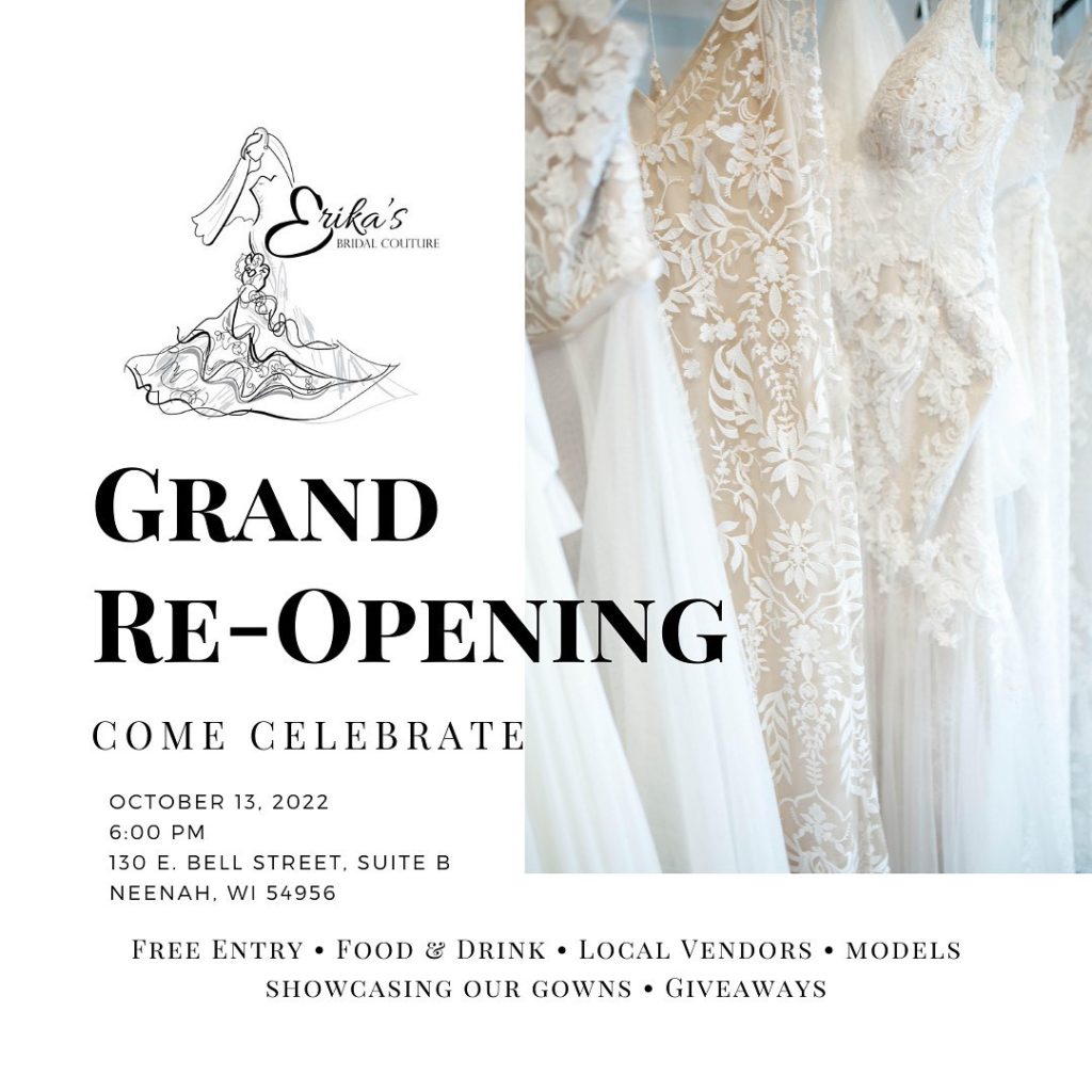 Erika's Bridal Couture Grand Re-opening @ Erika's Bridal Couture