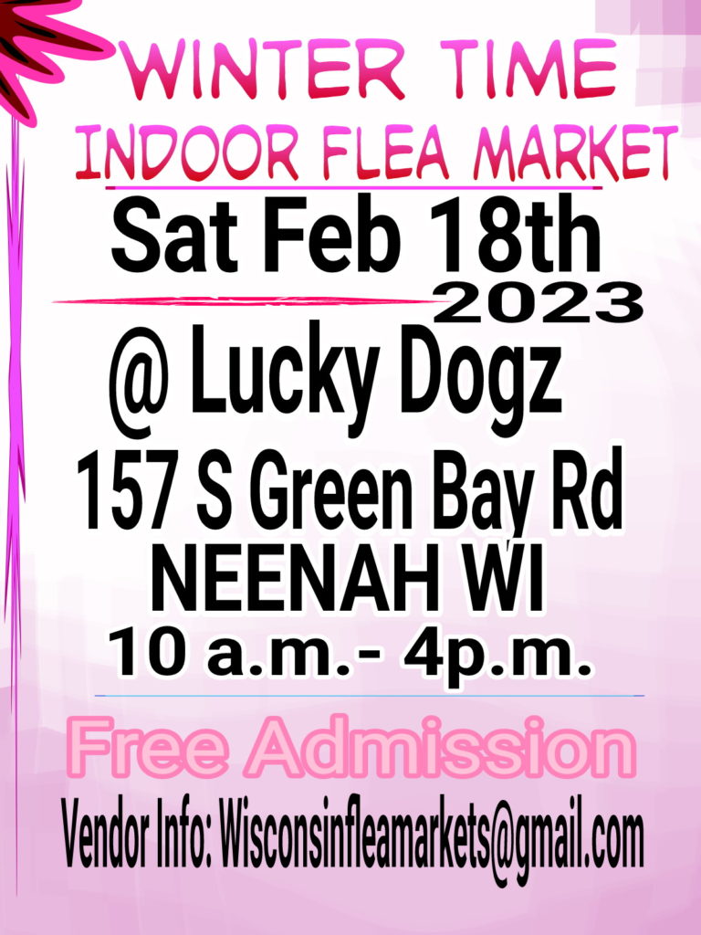 Winter Time Indoor Flea Market @ Lucky Dogz